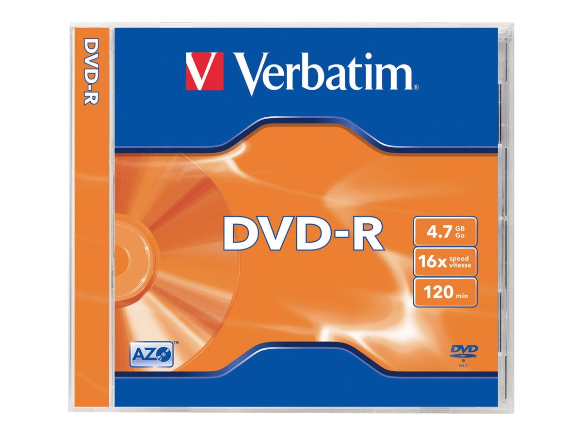 Verbatim - 5 x DVD-R - 4.7 GB 16x - matte silver - jewel case