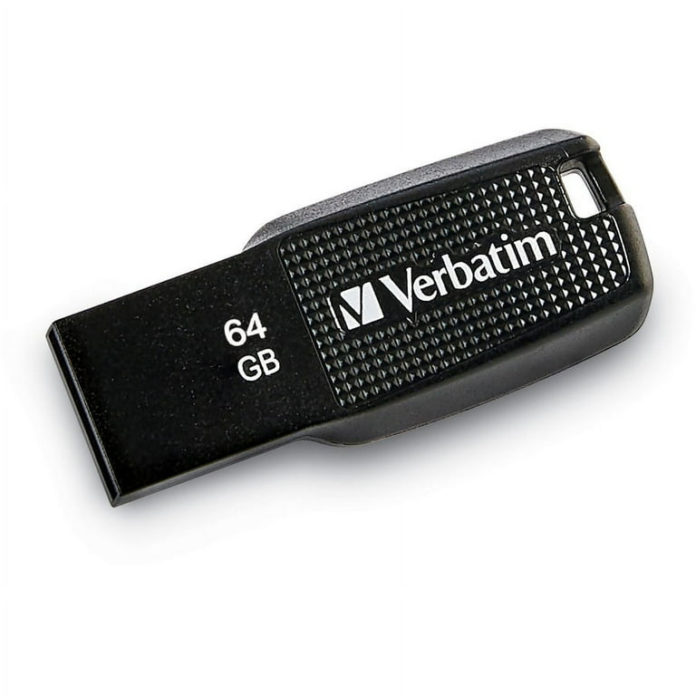 Verbatim 64GB Ergo USB Flash Drive - Black - The Verbatim Ergo USB drive features an ergonomic design for in-hand comfort and COB design for enhanced reliability. Verbatim 64GB Ergo USB Flash Drive - Black - The Verbatim Ergo USB drive features an ergonomic design for in-hand comfort and COB design for enhanced reliability.