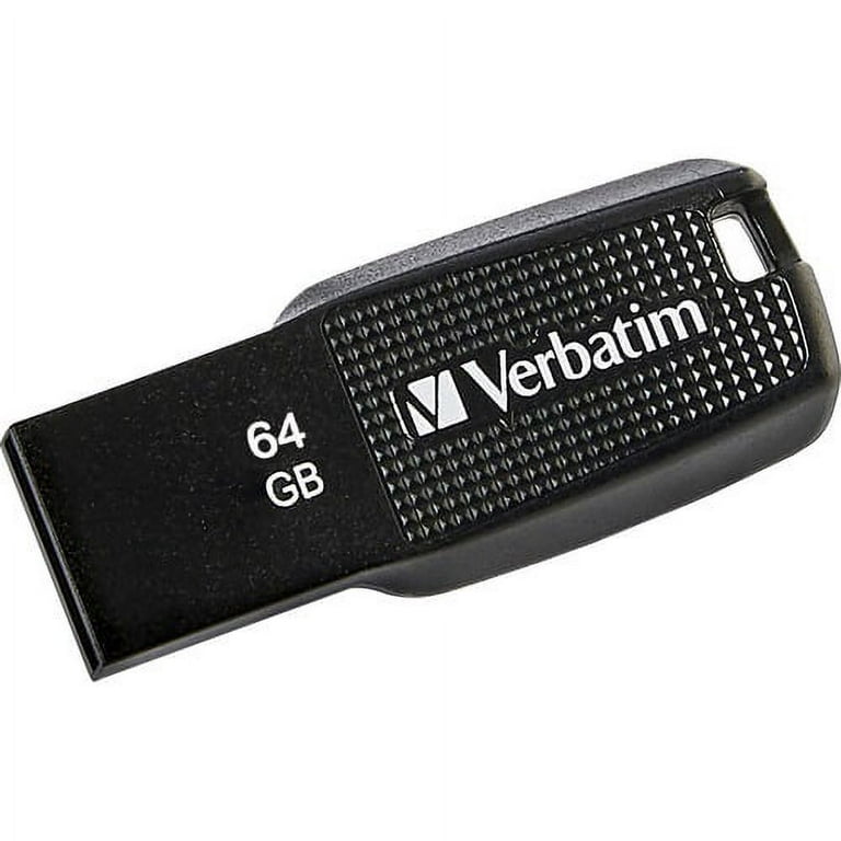 Verbatim 64GB Ergo USB Flash Drive - Black - The Verbatim Ergo USB drive features an ergonomic design for in-hand comfort and COB design for enhanced reliability. Verbatim 64GB Ergo USB Flash Drive - Black - The Verbatim Ergo USB drive features an ergonomic design for in-hand comfort and COB design for enhanced reliability.