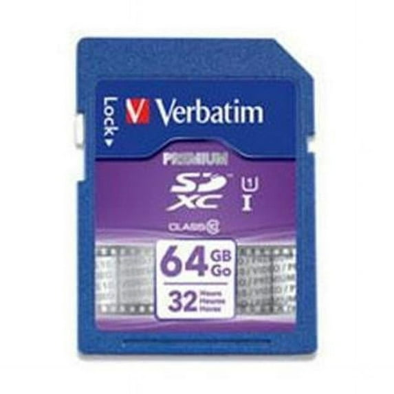 Verbatim 64GB SDXC Memory Card Class 10