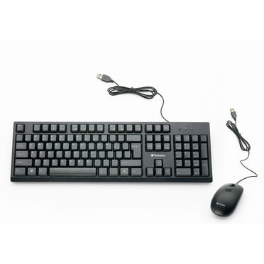 Verbatim 70734 Universal Wired Keyboard and Mouse Black 70734