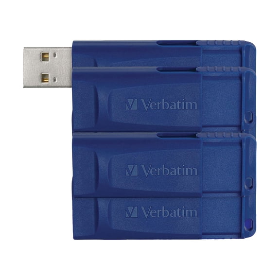 Verbatim 8 GB USB Flash Drive, 5 Count