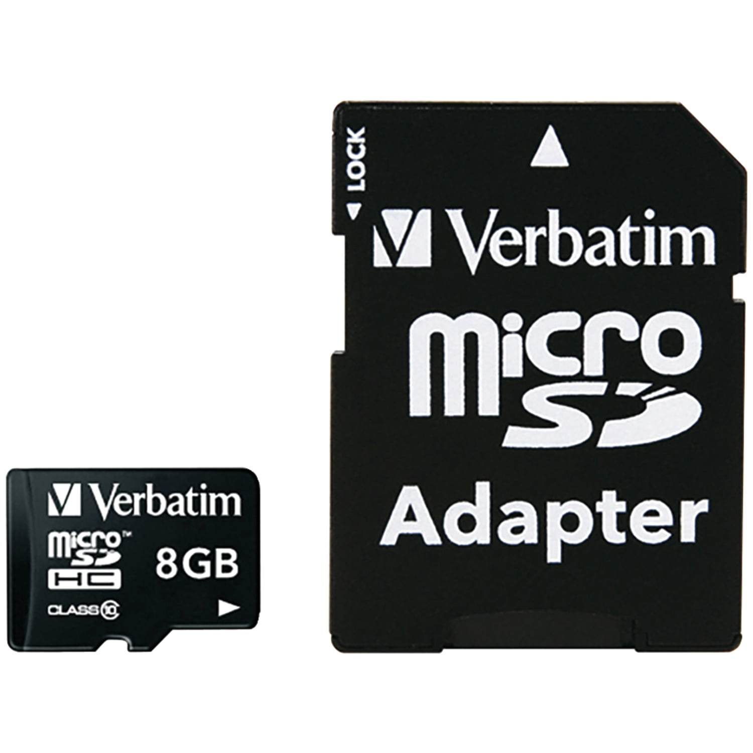 Verbatim  8GB Premium microSDHC Memory Card with Adapter, UHS-I V10 U1 Class 10