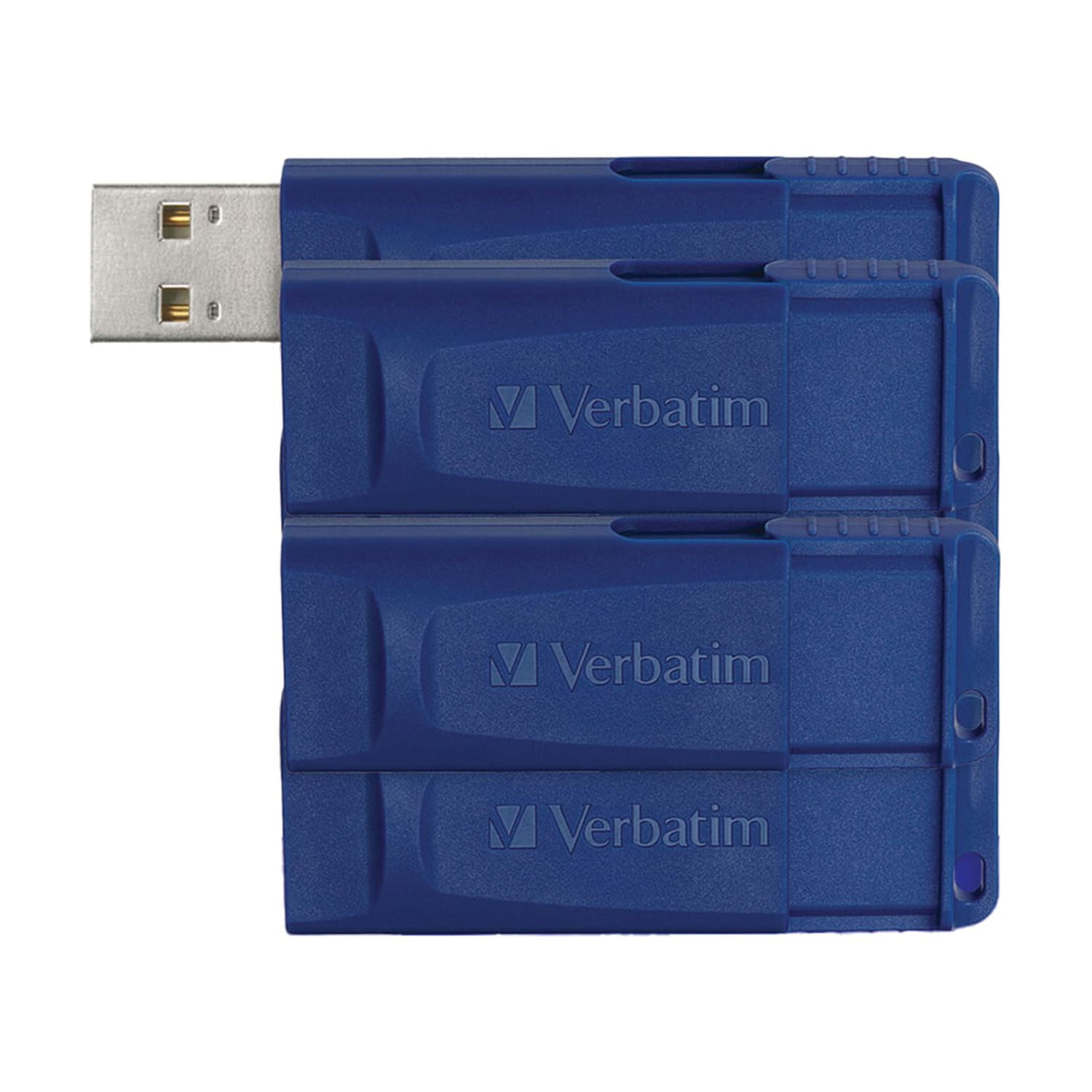 rør Modstand Omsorg Verbatim 8GB USB 2.0 Flash Drive, Blue, 5 Pack - Walmart.com