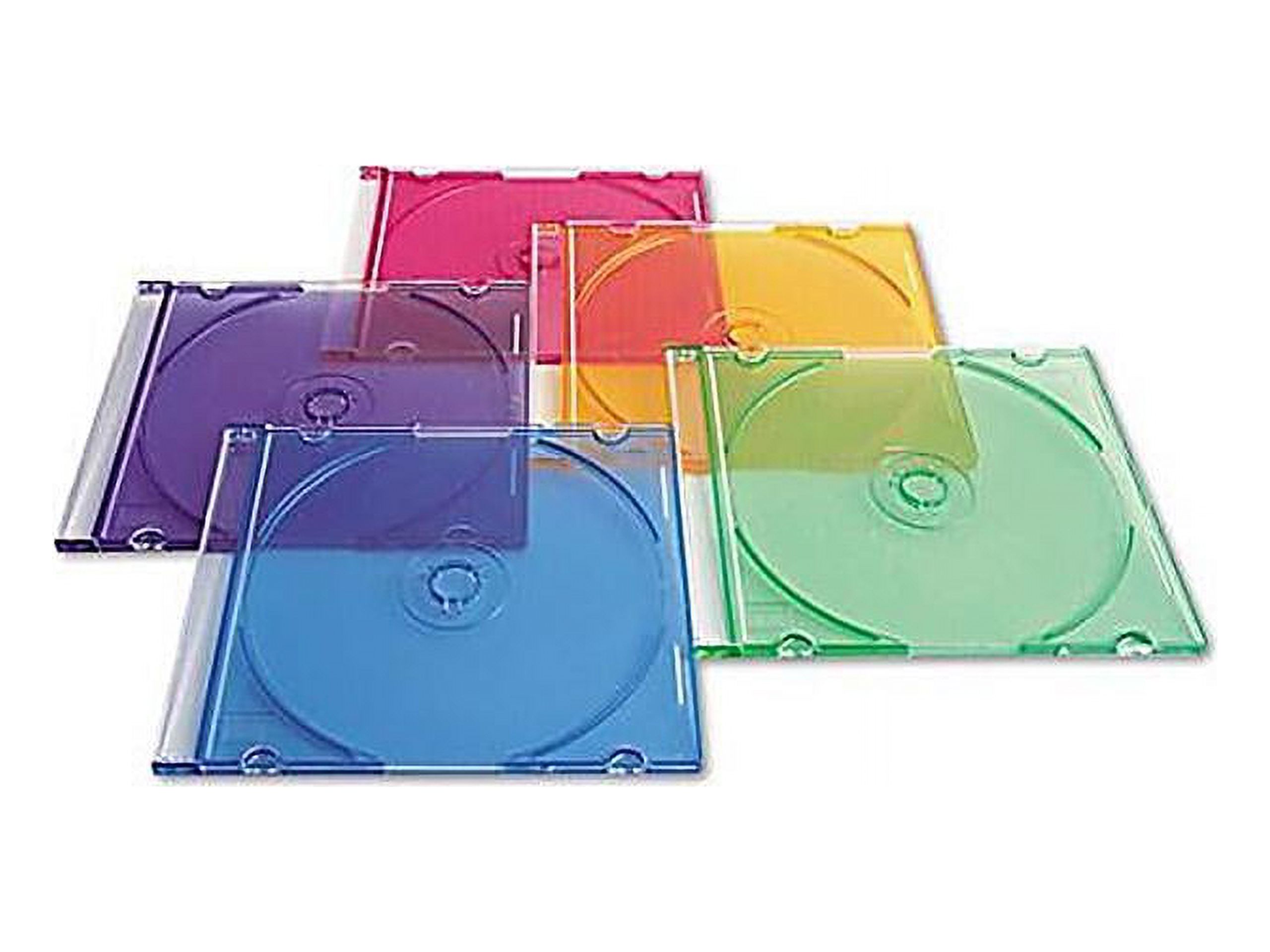 Verbatim 94178 CD/ DVD Color Slim Cases 50pk - image 1 of 2