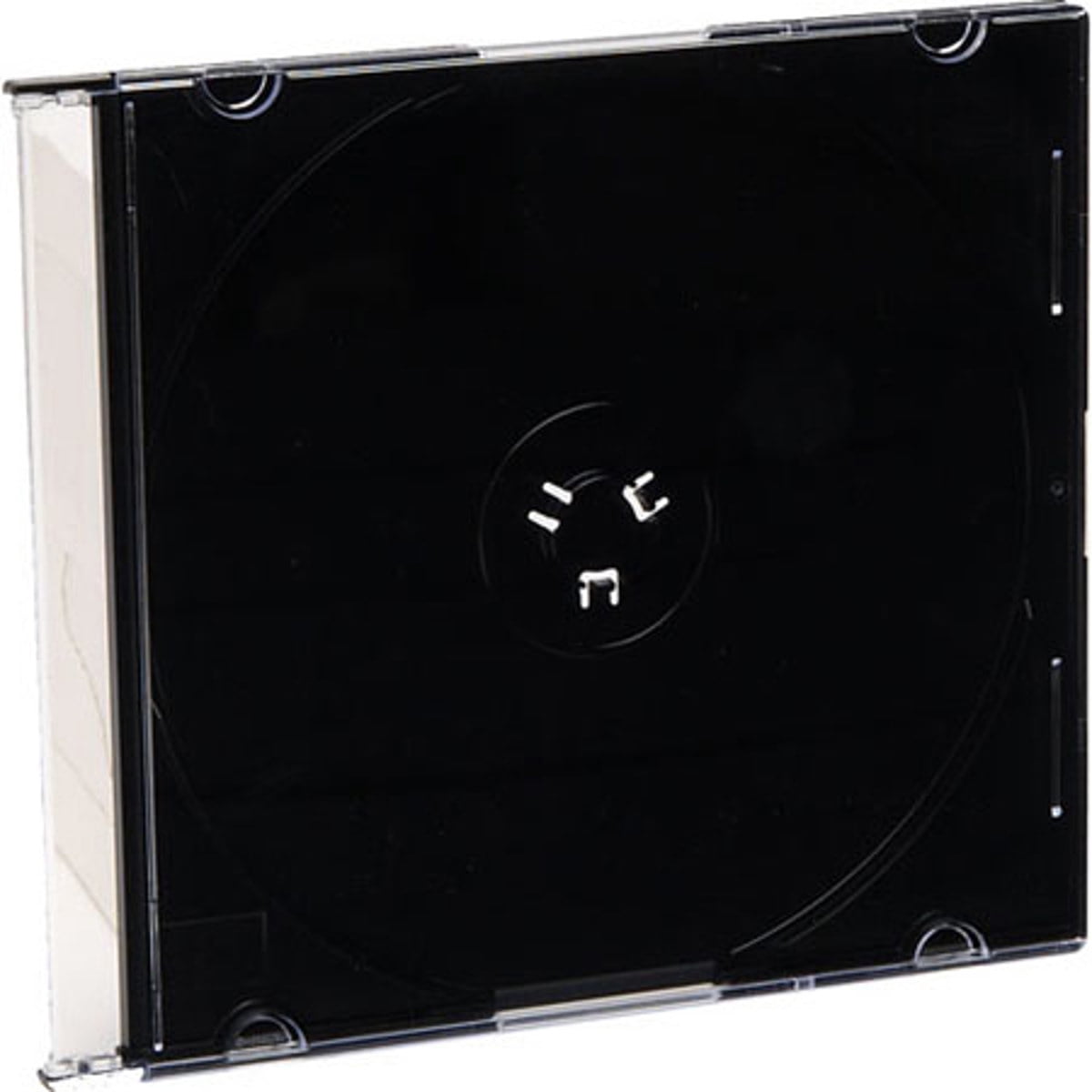 Verbatim 94868 CD/DVD Black Slim Storage Cases 200pk