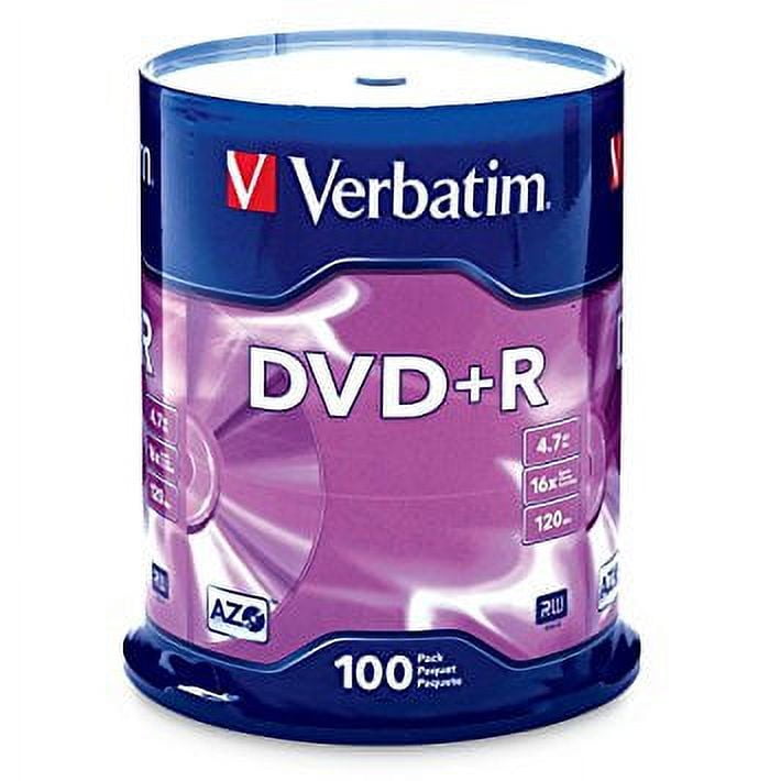 Verbatim 95098 120 Min 4.7 GB 16X DVD-R Recordable Disks