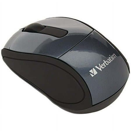Verbatim - Mini Travel Wireless Optical Mouse - Graphite