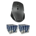 thumbnail image 1 of Verbatim 98621 Wireless Notebook 6-Button Deluxe Blue LED Mouse (Graphite) & Fiji AA 40 PK, 1 of 6
