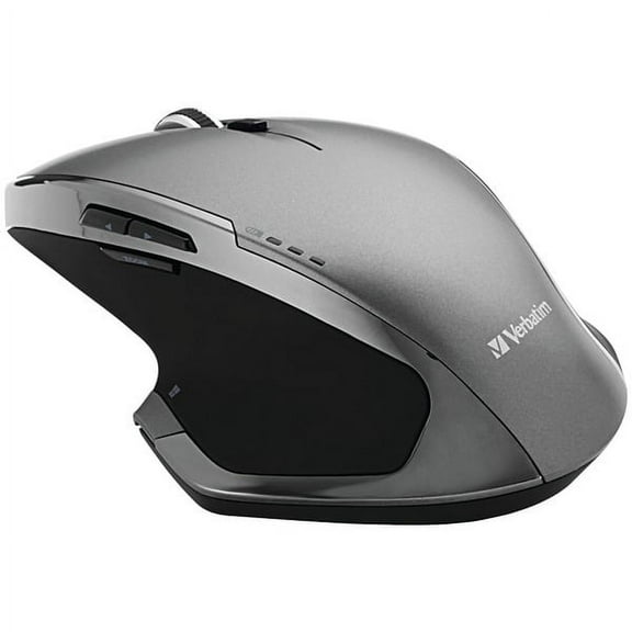 Verbatim Wireless Desktop 8-Button Deluxe Blue LED Mouse - Graphite