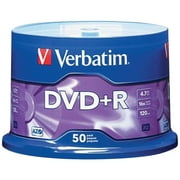 Verbatim AZO 4.7-GB 16x DVD+R Discs on 50-Count Spindle, 95037