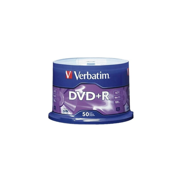 Verbatim AZO 4.7GB 16X DVD+R 50 Packs Spindle Disc Model 95037