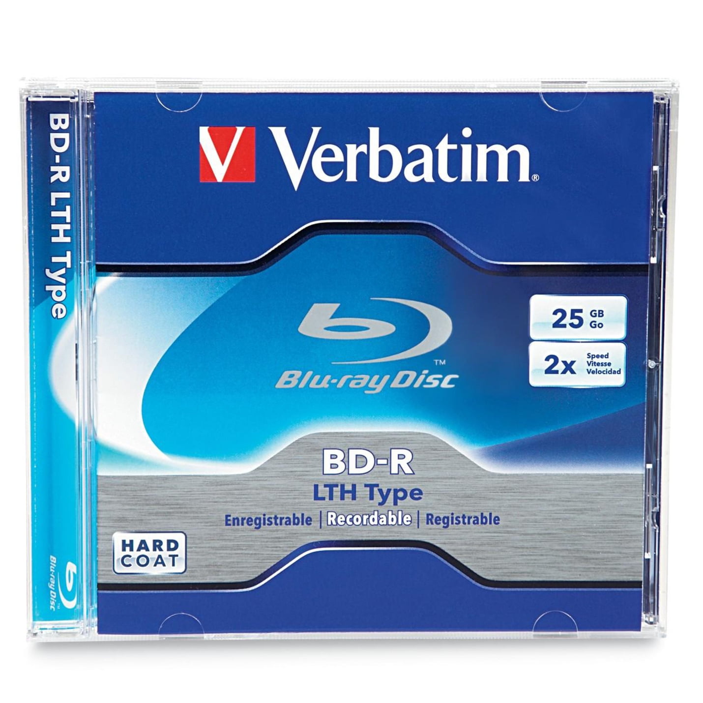 Verbatim BDR LTH Type, 25GB, 2X, 1pk Jewel Case