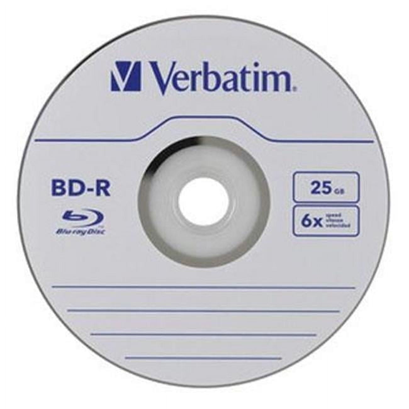 Verbatim  Bd-r 25gb 6x Branded 50p Spind