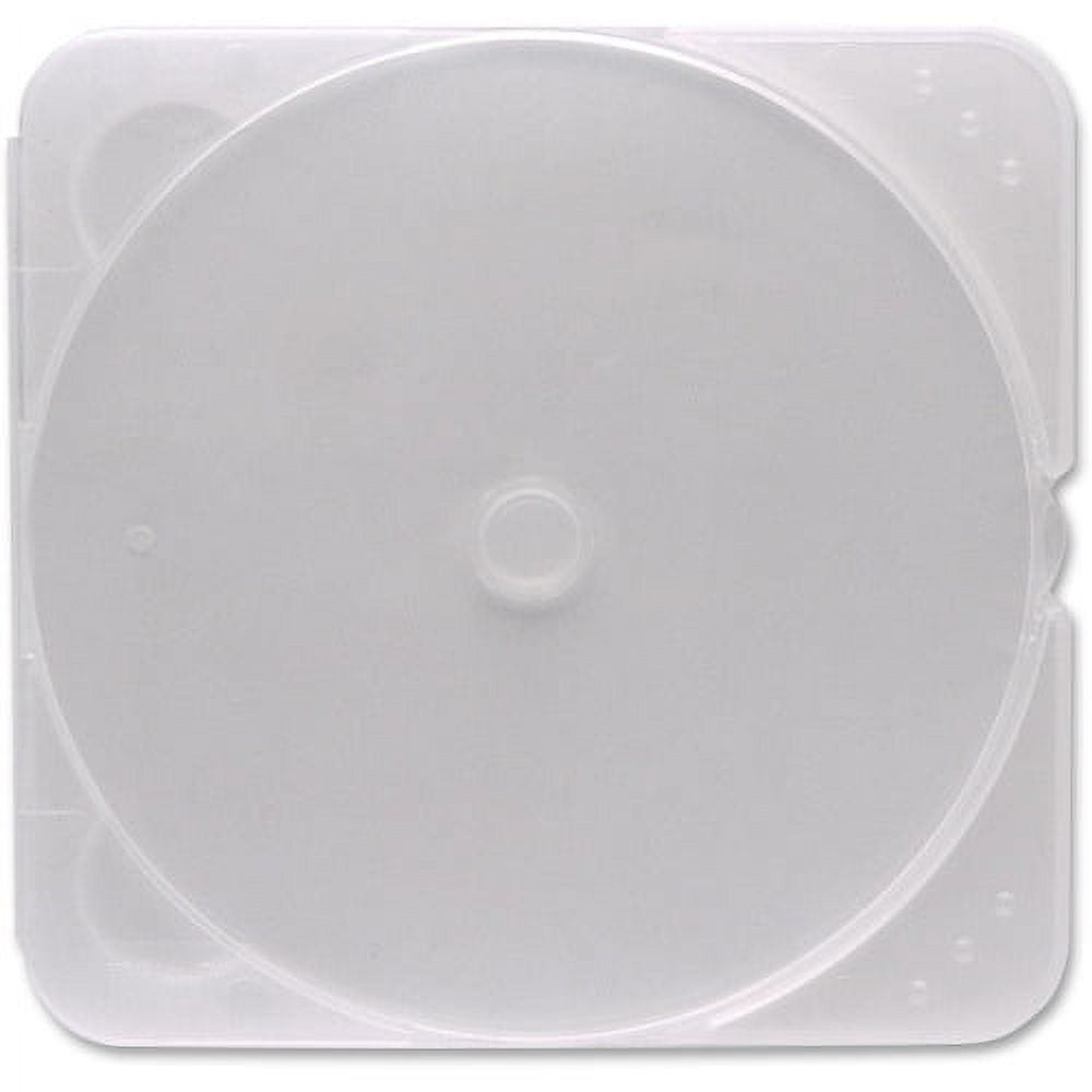 Verbatim CD/DVD Clear TRIMpak Cases - 200pk (bulk) Jewel Case - Book Fold - Plastic - Clear - 1 CD/DVD - image 1 of 1