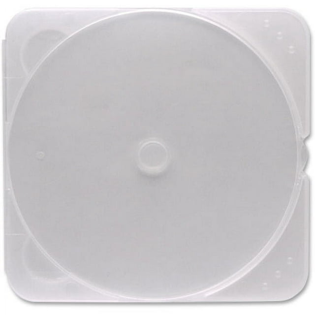 Verbatim CD/DVD Clear TRIMpak Cases - 200pk (bulk) Jewel Case - Book Fold - Plastic - Clear - 1 CD/DVD