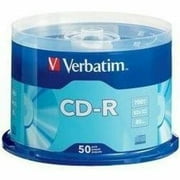 Verbatim CD-R 700MB 52X with Branded Surface, 50pk Spindle