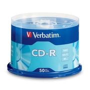 Verbatim CD-R 700MB 52X with Branded Surface - 50pk Spindle