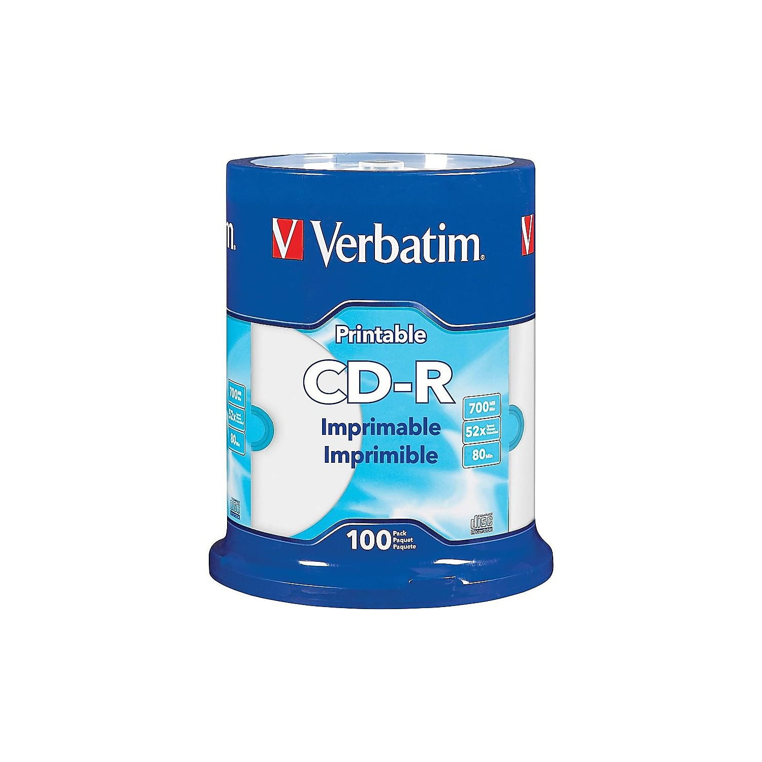 Printable Cd R 100 Pack