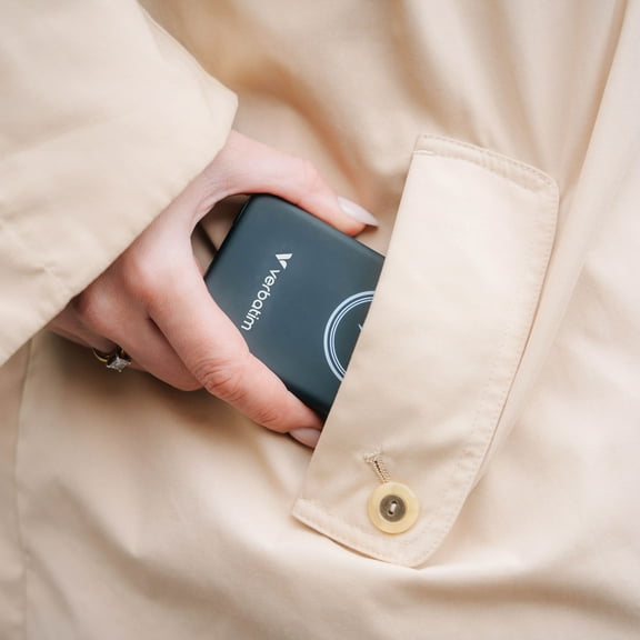 Verbatim Charge 'n' Go Magnetic Wireless Power Bank 10000 mAh - Black