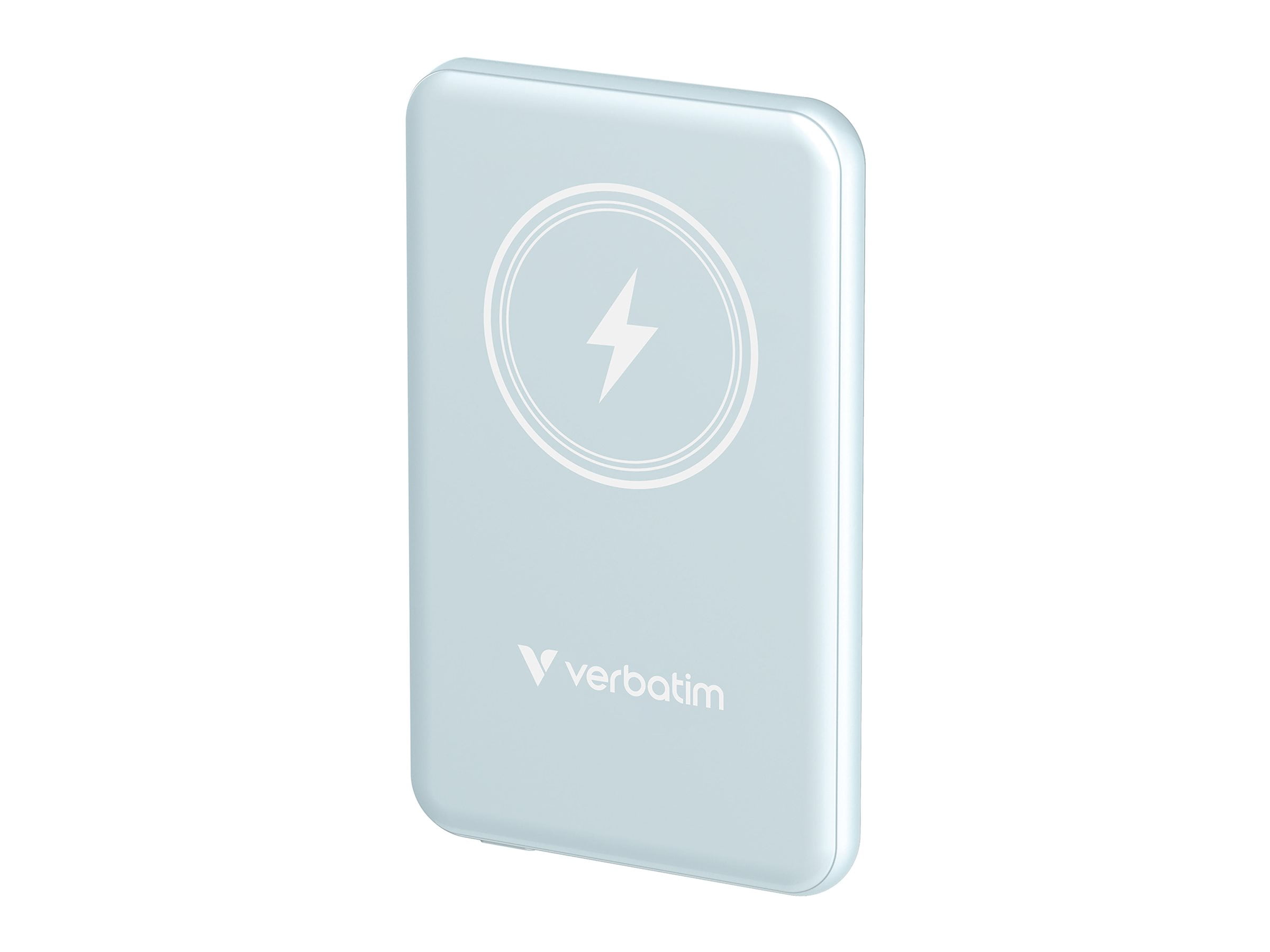 Verbatim Charge 'n' Go Magnetic Wireless Power Bank 5000 mAh Blue
