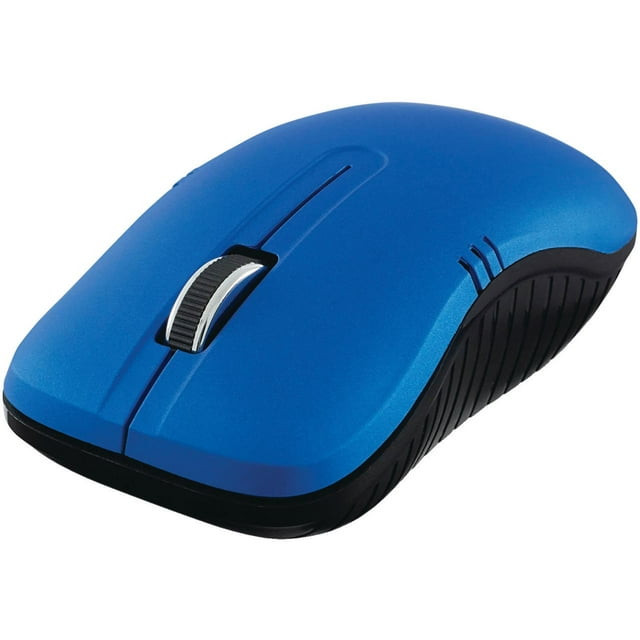 Verbatim Commuter Series Cordless Optical Computer Mouse, 3 Buttons, 2.4 GHz (Matte Blue)
