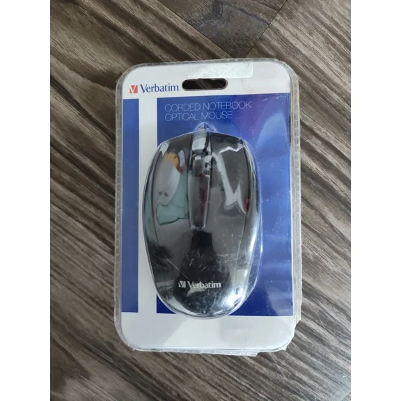 Verbatim Corded Notebook Optical Mouse Wired