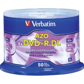 50PK DVD+R DL 8.5GB 8X BRANDED SURFACE SPINDLE 97000