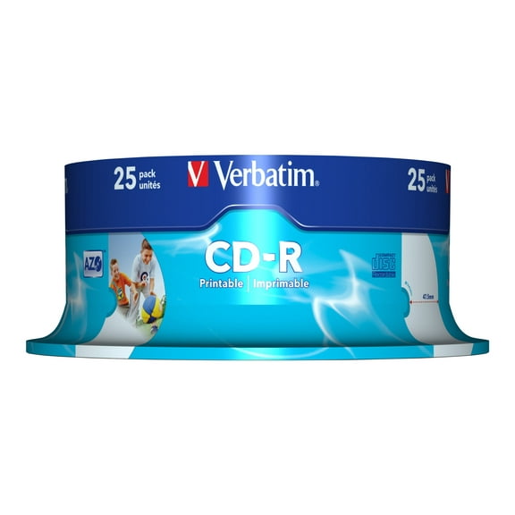Verbatim DataLifePlus - 25 x CD-R - 700 MB 52x - printable surface - spindle