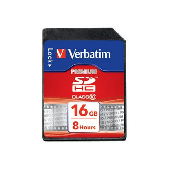 Verbatim - Flash memory card - 16 GB - Class 10 - SDHC