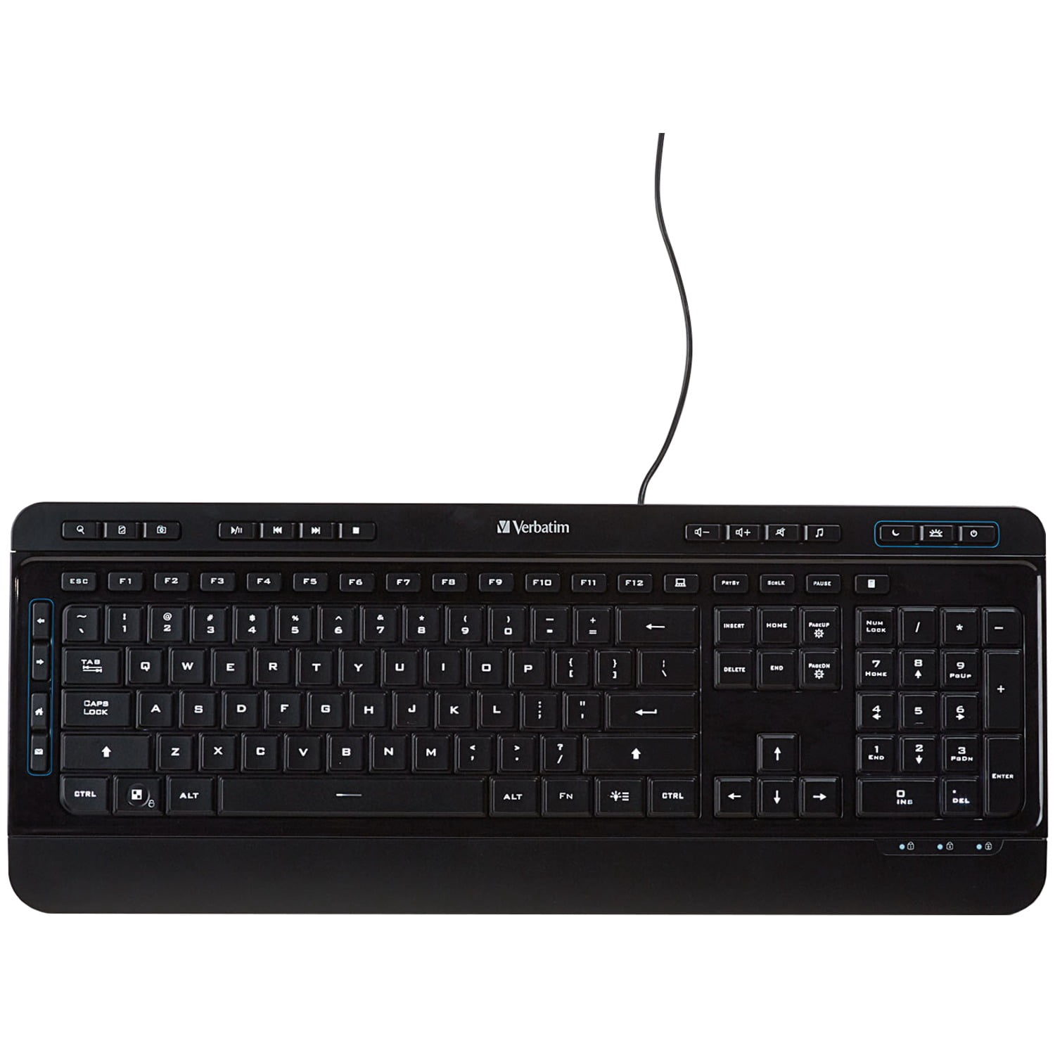 Verbatim Illuminated Wired Keyboard