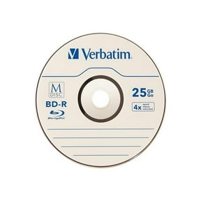 Verbatim M-DISC BD-R 25GB 4X with Branded Surface - 25pk Spindle Model 98909
