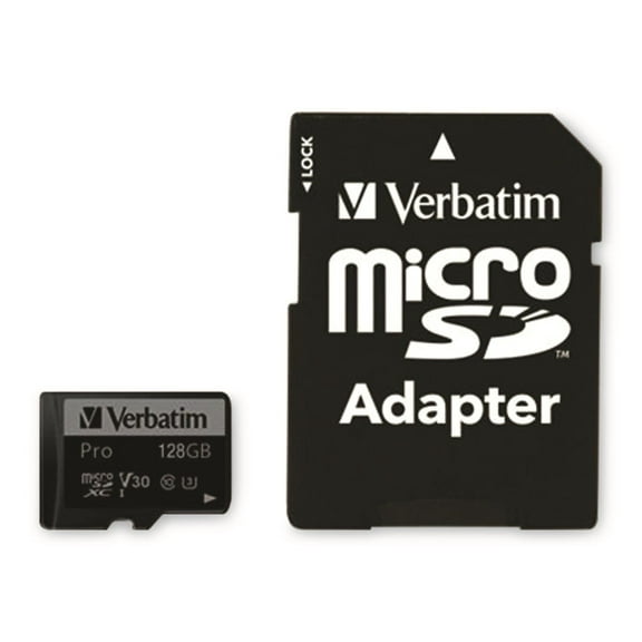 Verbatim MICRO SDXC CARD PRO UHS-3 128GB CLASS 10 128 GB SDHC Card Pro UHS-III