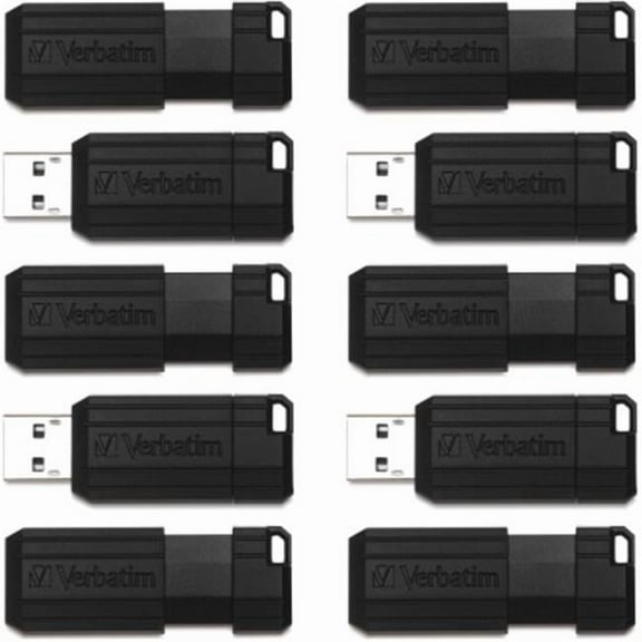 Verbatim Pinstripe USB Drive - Black