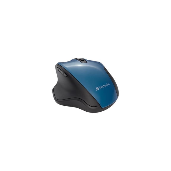 Verbatim Silent Ergonomic Wireless Blue LED Mouse Dark Teal 70244