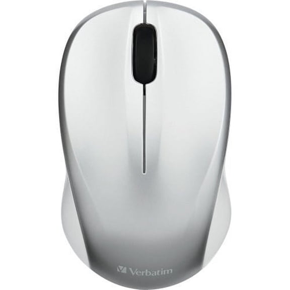 Verbatim Silent Wireless Blue LED Mouse, Silver