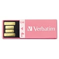thumbnail image 1 of Verbatim/Smartdisk 4GB Clip-It USB Drive, Pink, 1 of 3