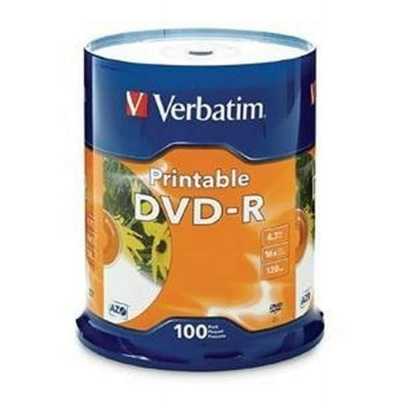 Verbatim/Smartdisk 95153 Dvd-R 16X White Inkjet Printab