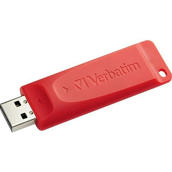 Verbatim Store 'n' Go USB Flash Drives - 4 GB - USB 2.0 - Red - Lifetime Warranty - 4 / Pack | Bundle of 10 Packs