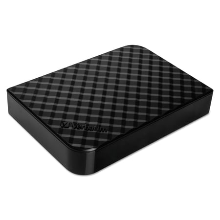 Verbatim Store 'n’ Save Desktop Hard Drive, USB 3.0, 2 TB, Diamond Black -VER97580