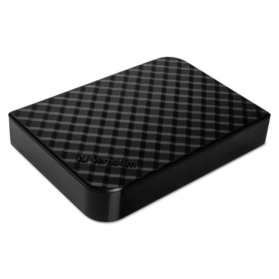 Verbatim Store 'n’ Save Desktop Hard Drive, USB 3.0, 2 TB, Diamond Black -VER97580