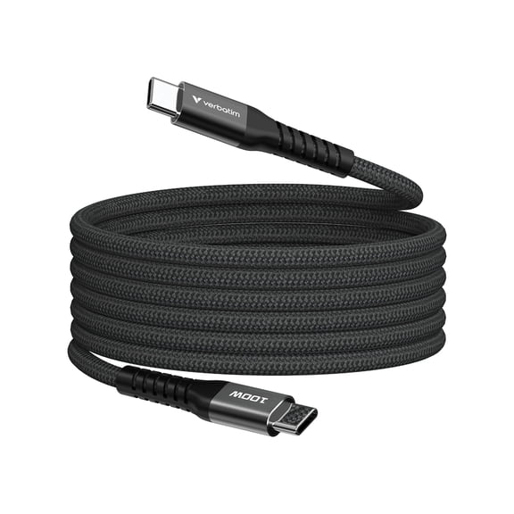 Verbatim Sync & Charge 100W Magnetic Cable - Black