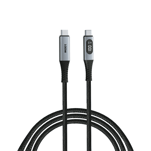 Usb Computer Power Cable Verbatim 100W USB-C to USB-C Fast Charging Cable with Power Display and ...