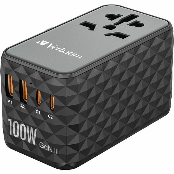 UTA-06 Gan III 2-USB-A/2-USB-C/Quick Charge 4plus Universal Travel Adapter
