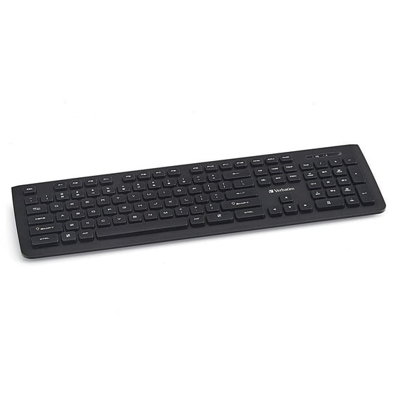 Verbatim VTM99793 Wireless Slim Keyboard, Black, Each