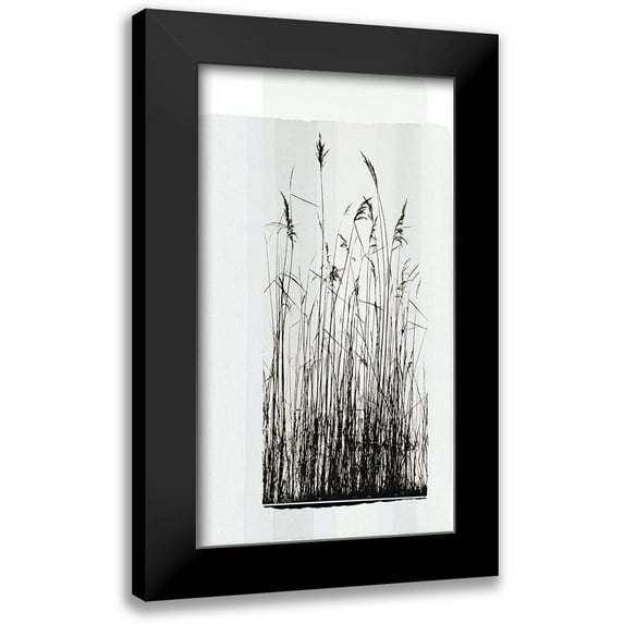 Verbeek-Van Den Broek 10x14 Black Modern Framed Museum Art Print Titled - Garden Prairie I