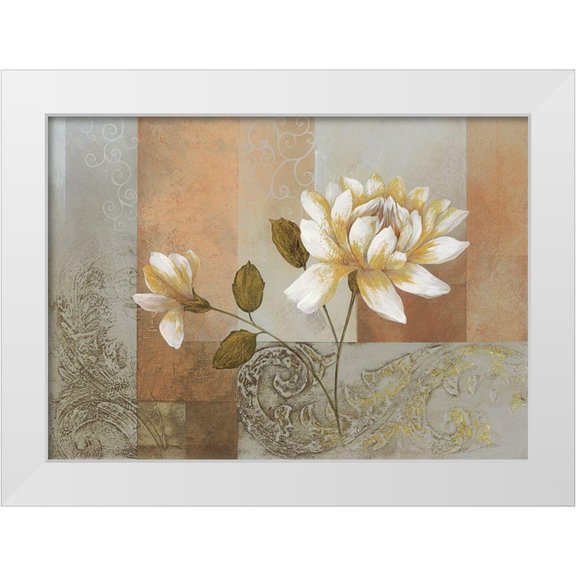Verbeek-Van Den Broek 14x11 White Modern Wood Framed Museum Art Print Titled - Opulent Bloom