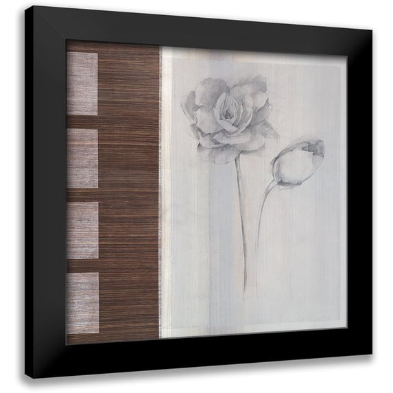 Verbeek-Van Den Broek 20x20 Black Modern Framed Museum Art Print Titled - Odeur II