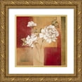 thumbnail image 1 of Verbeek-Van Den Broek 20x20 Gold Ornate Wood Framed with Double Matting Museum Art Print Titled - Shimmering Bloom, 1 of 4