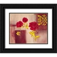 thumbnail image 1 of Verbeek-Van Den Broek 32x26 Black Ornate Wood Framed with Double Matting Museum Art Print Titled - Red Essence, 1 of 4